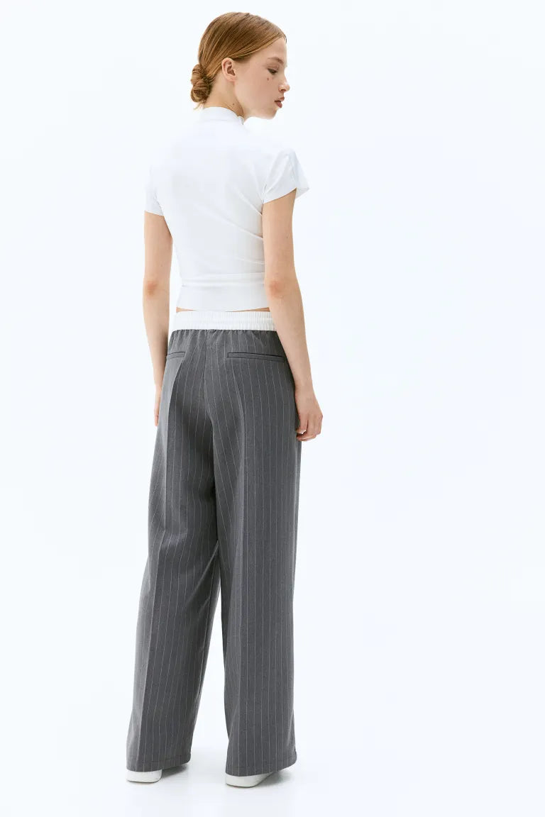 Wide Pull-on Trousers