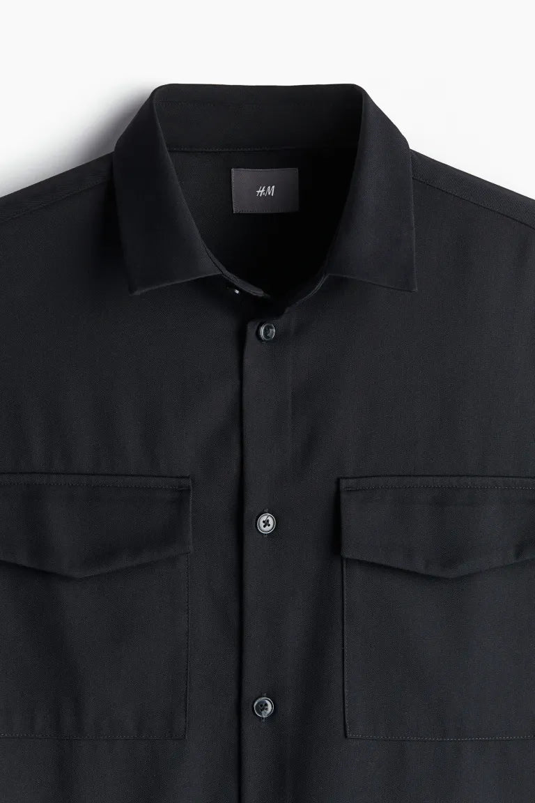 Regular Fit Utility Overshirt Shirt