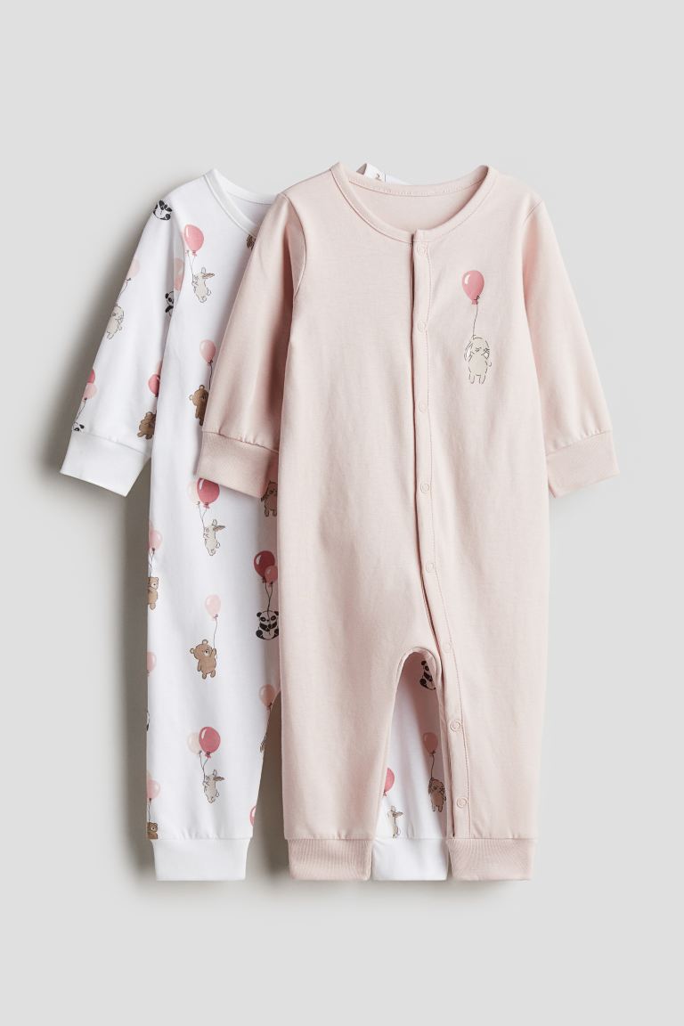 2-Piece Cotton and Patterned Pajamas