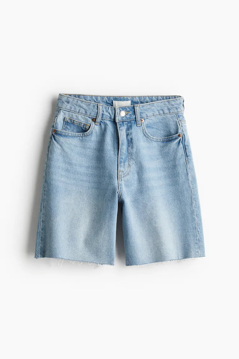 Denim Bermuda Shorts