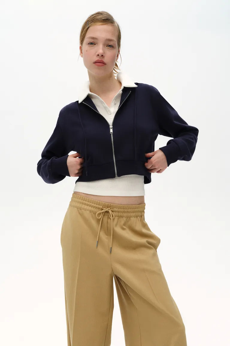 Wide Pull-on Trousers