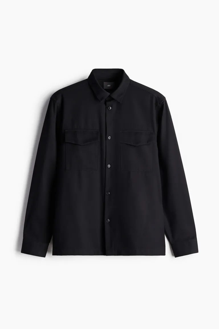 Regular Fit Utility Overshirt Shirt