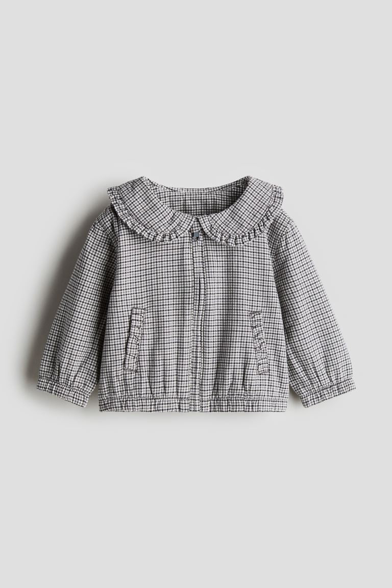 Collared Gabardine Jacket