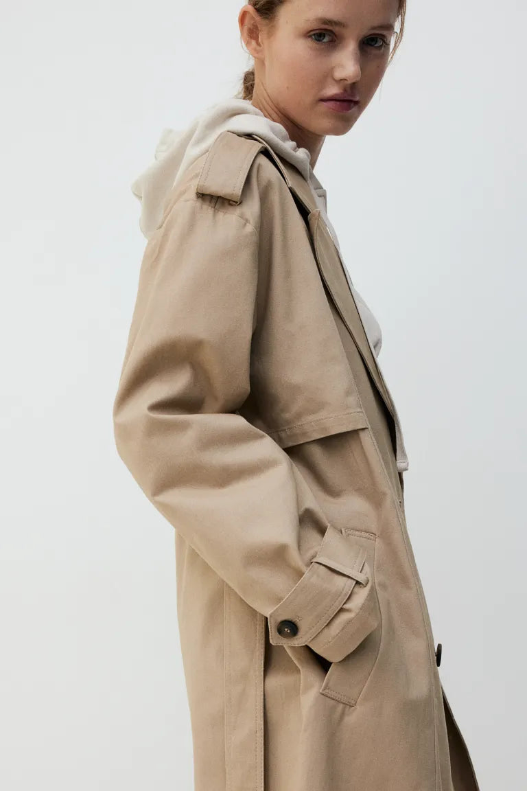 Gabardine Trench Coat