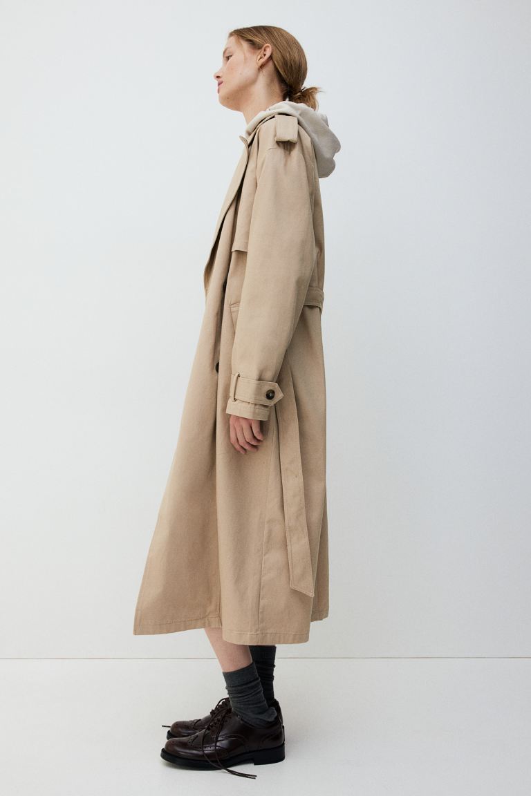 Gabardine Trench Coat