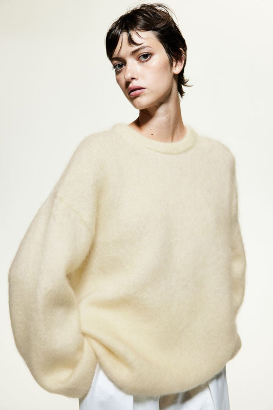 Mohair Blend Oversize Sweater