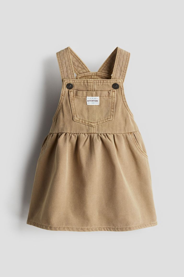 Cotton Overalls Dress