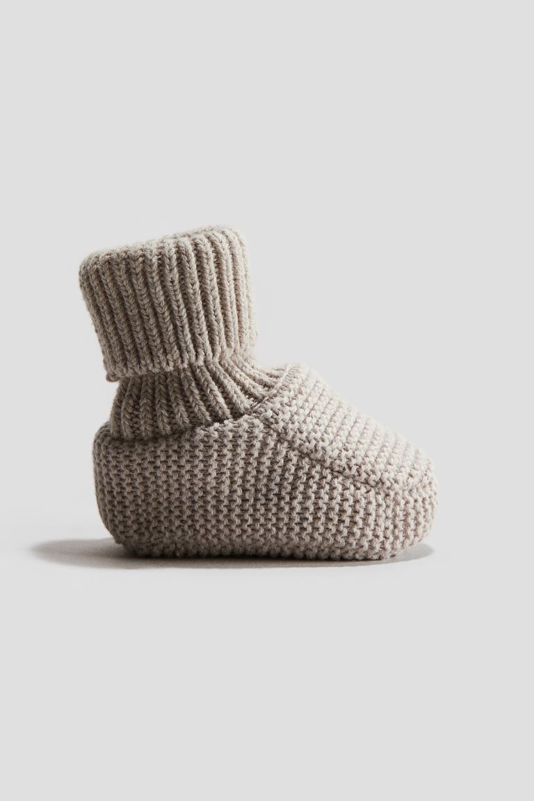 Cotton Knitted Booties