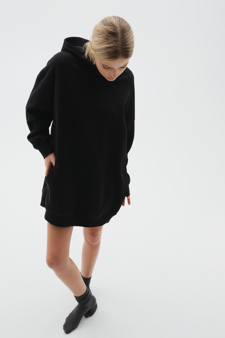 Hooded and Cotton Dress