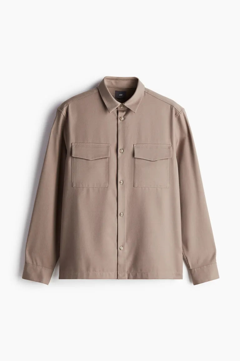 Regular Fit Utility Overshirt Shirt