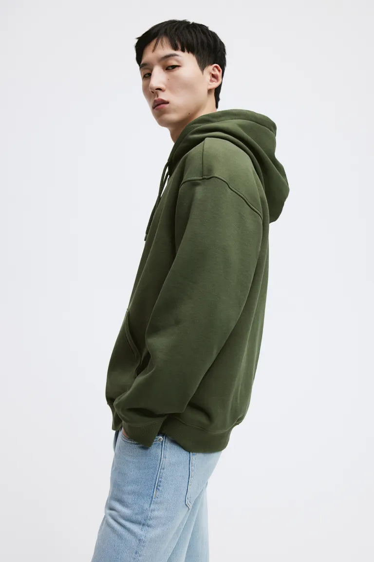 Loose Fit Hooded Top