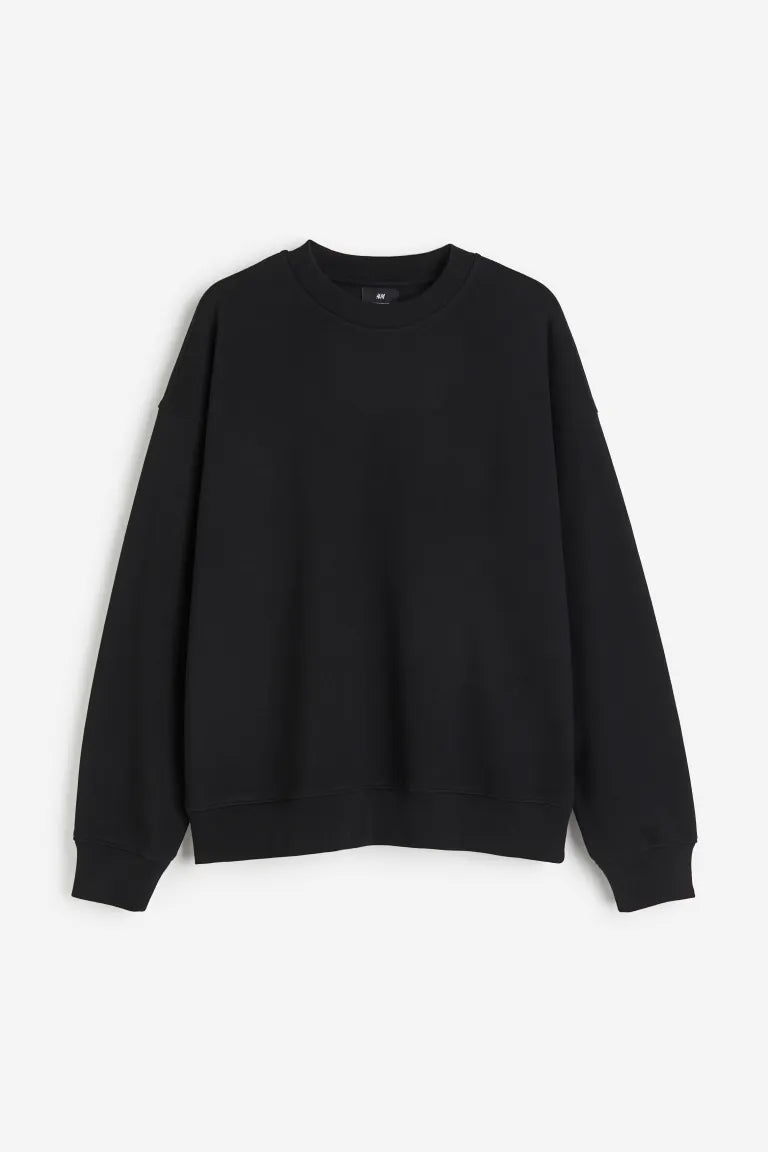 Oversized Fit Cotton Sweatshirt