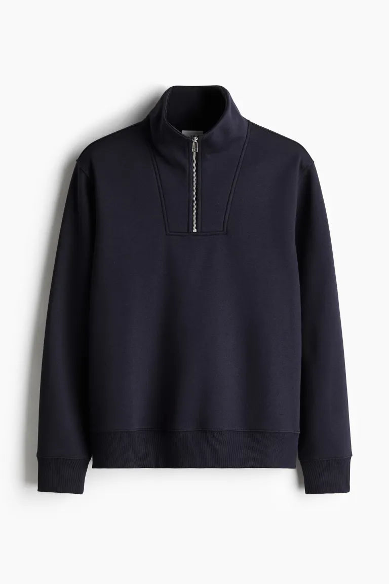 Regular Fit Half Zip Sweatshirt