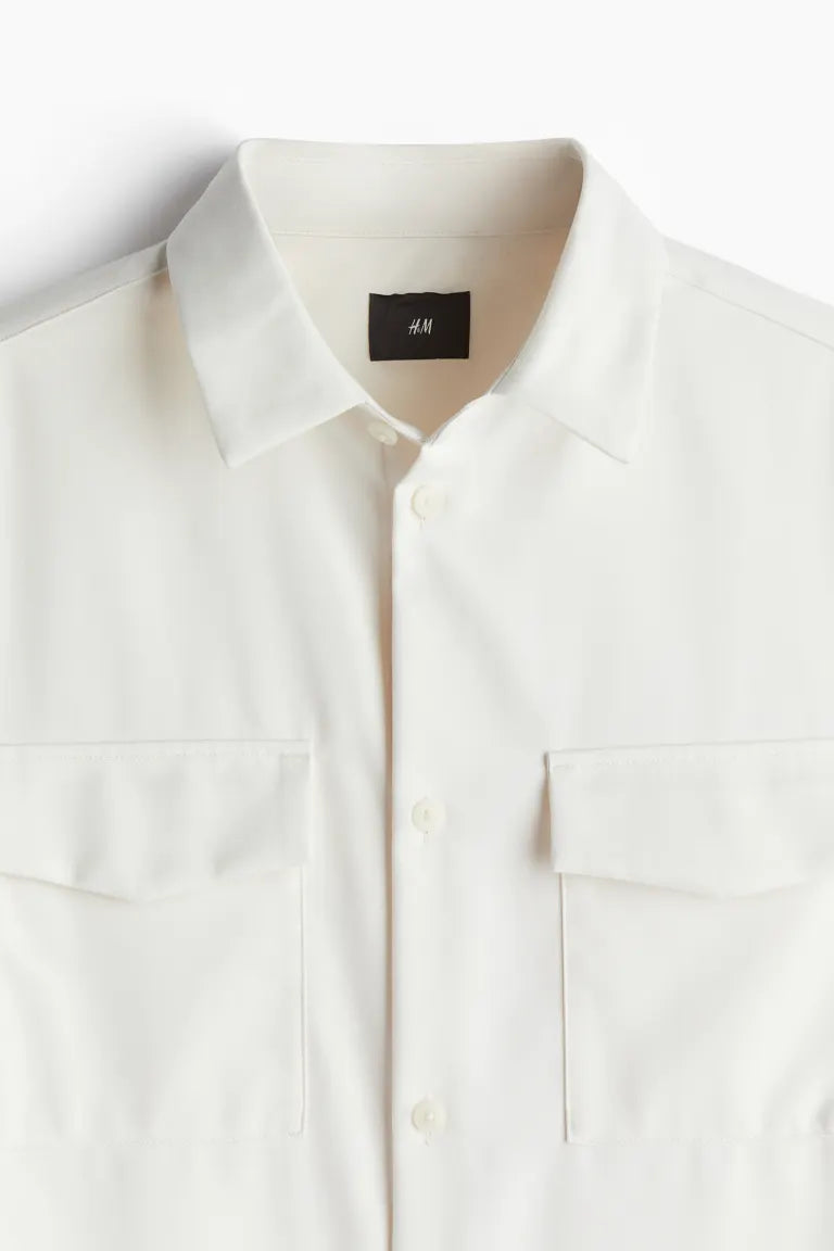 Regular Fit Utility Overshirt Shirt