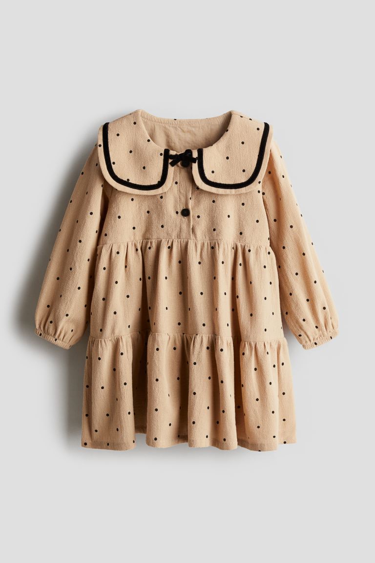 Collared Cotton Dress