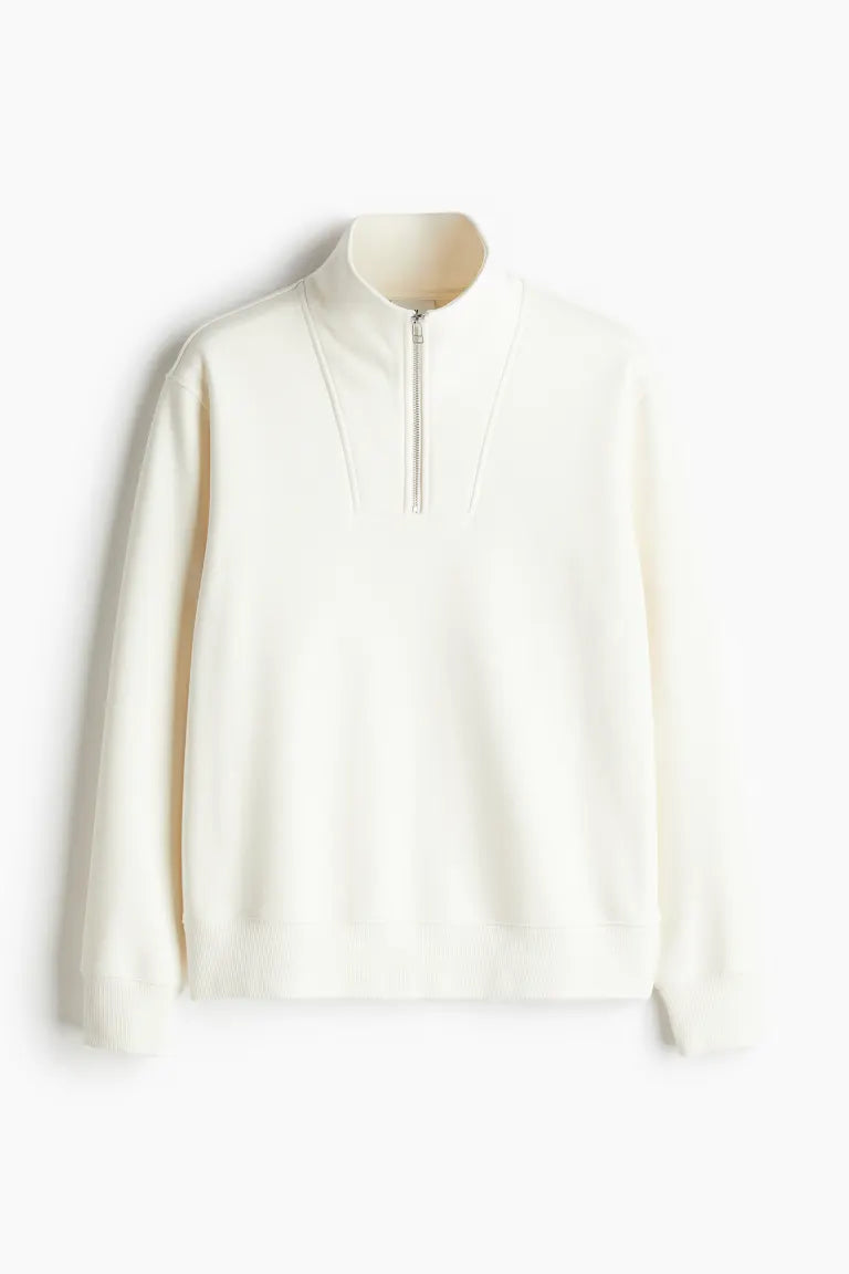 Regular Fit Half Zip Sweatshirt