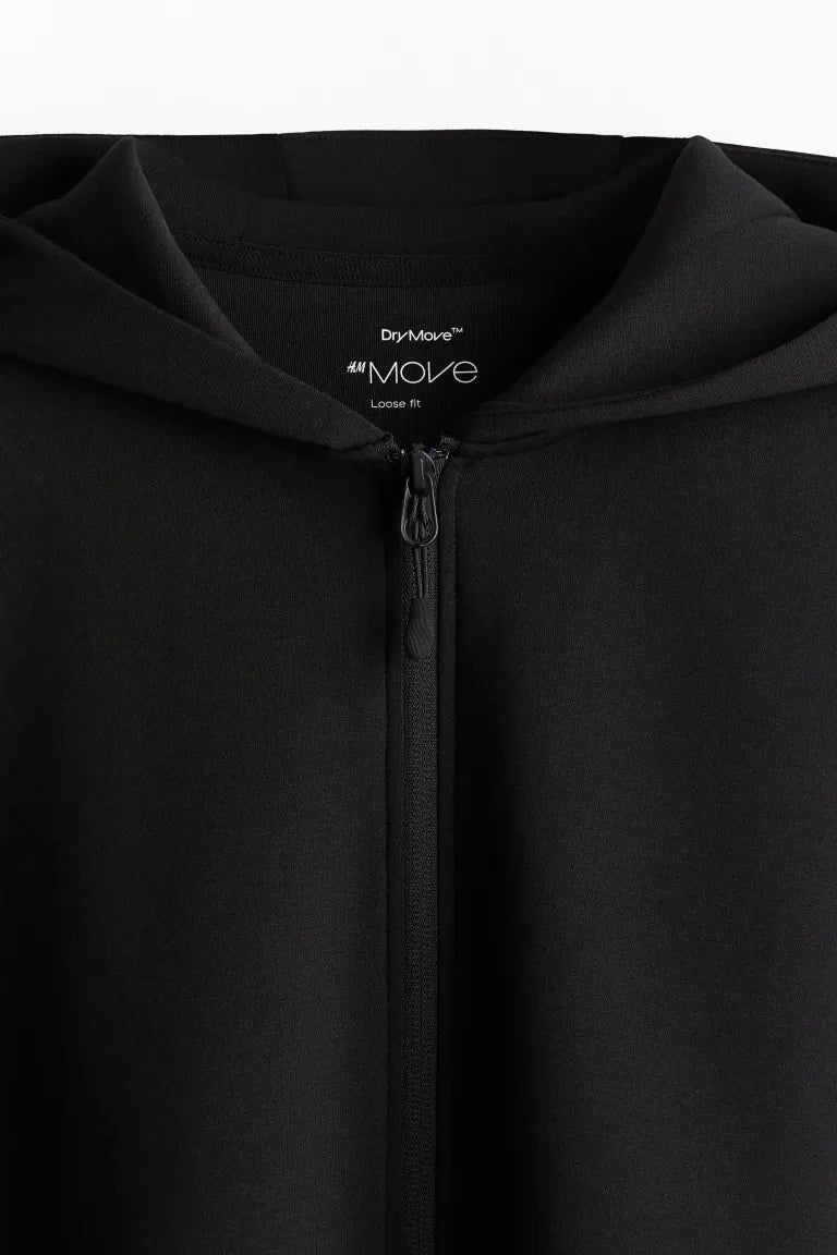 Hooded and Zippered Sports Top DryMove™