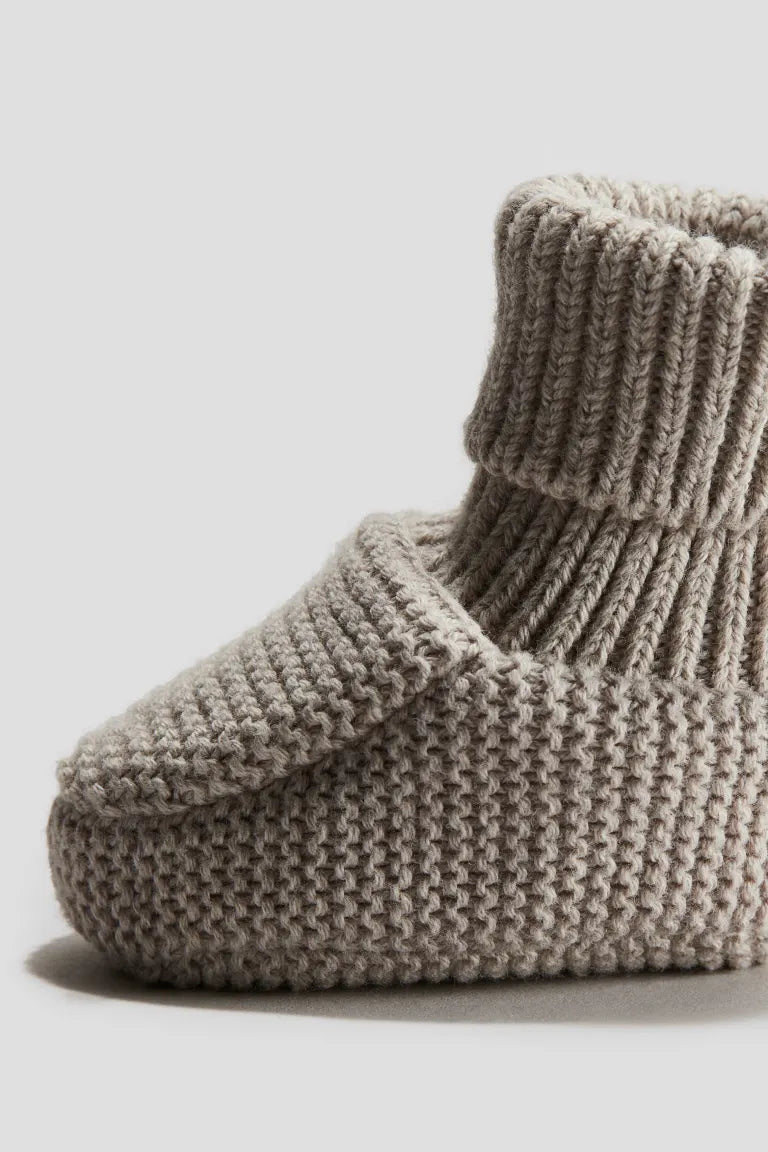 Cotton Knitted Booties