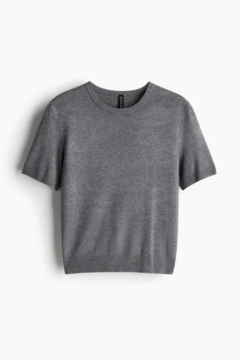 Fine Knit T-Shirt