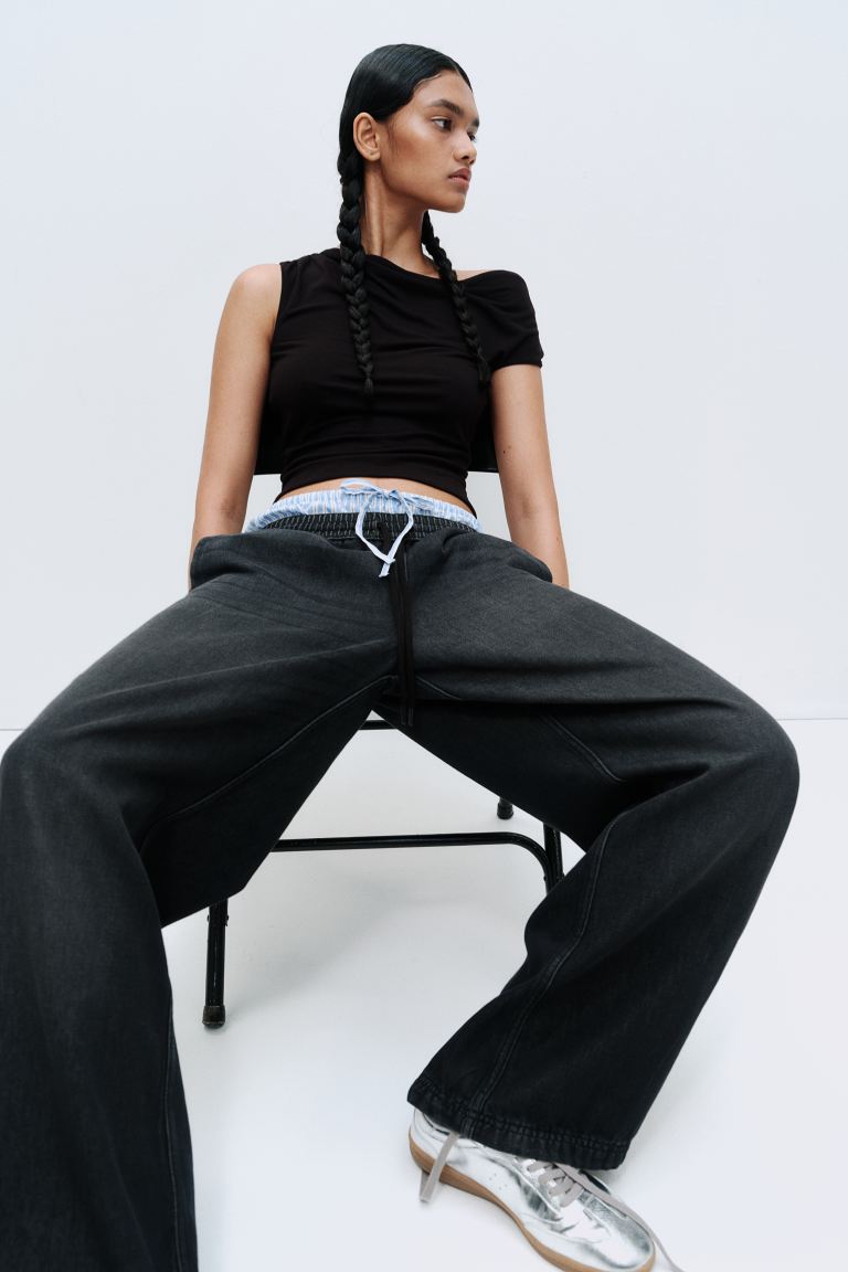 Denim Pull-on Trousers