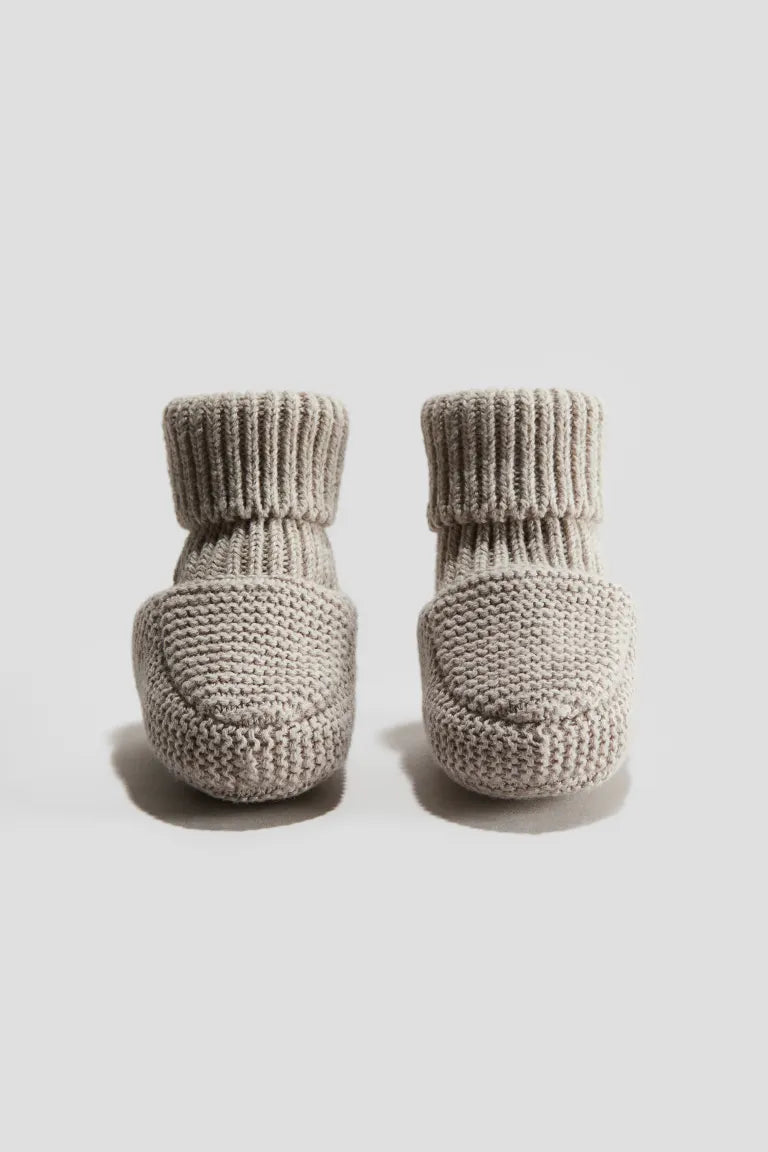 Cotton Knitted Booties