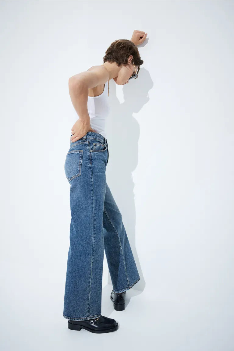 Wide High Jeans