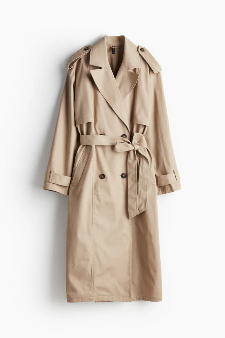 Gabardine Trench Coat