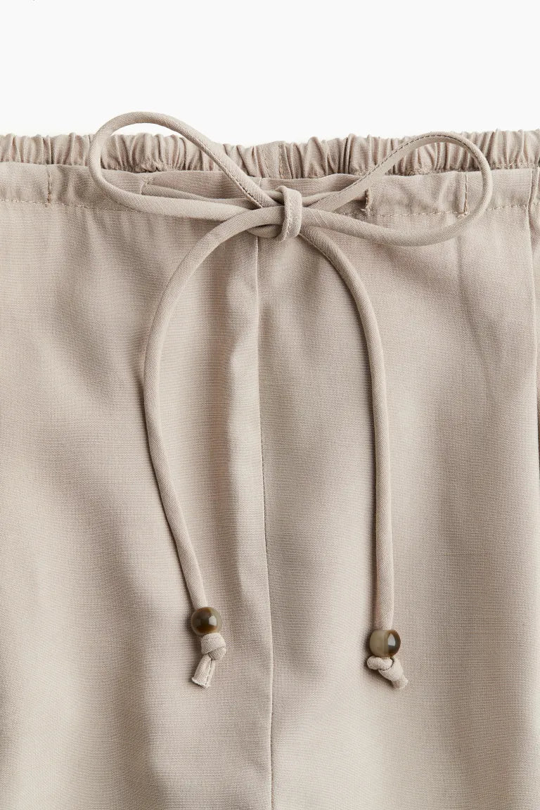 Pleated Front Shorts