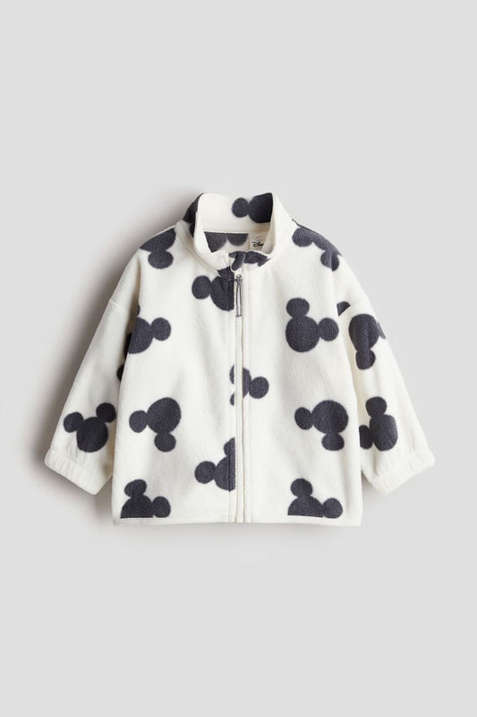 Patterned Fleece Jacket