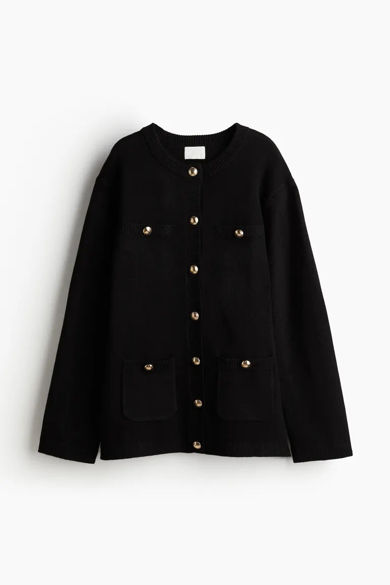 Button Detailed Cardigan