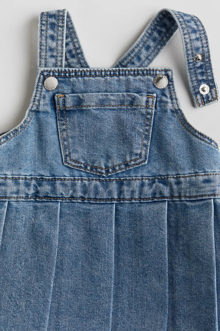 Denim Overalls Dress