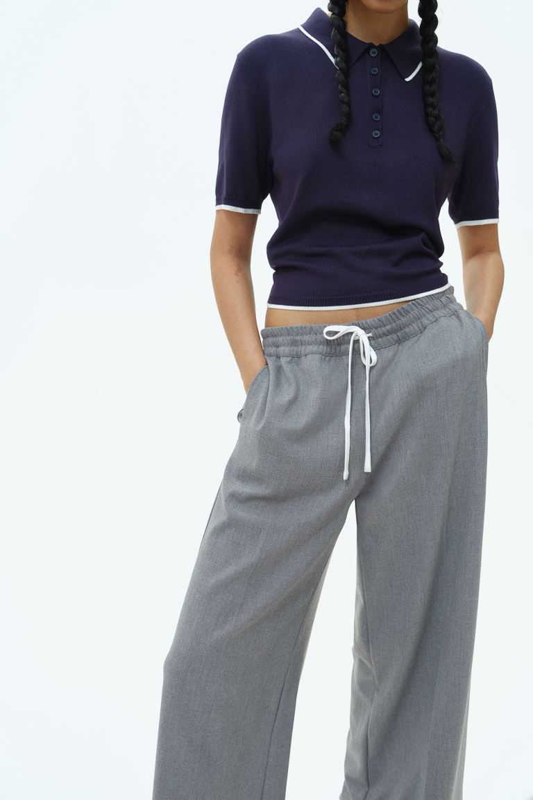 Wide Pull-on Trousers