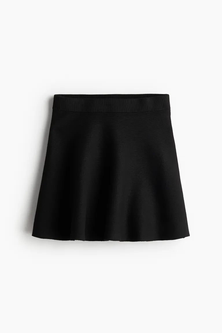 Knitted Flared Skirt