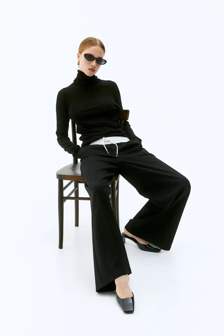 Wide Pull-on Trousers