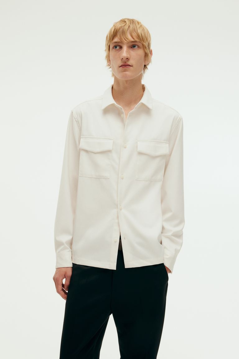 Regular Fit Utility Overshirt Shirt