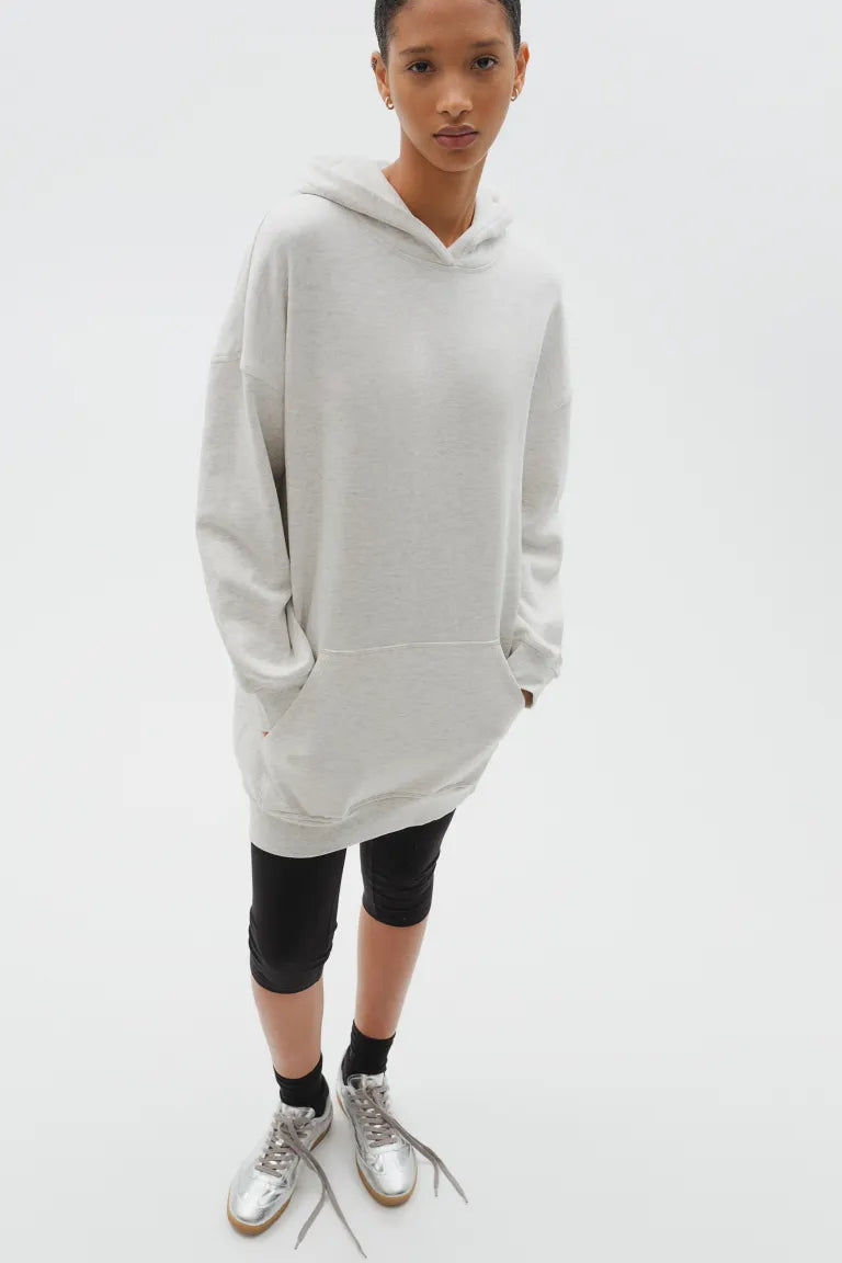 Hooded and Cotton Dress