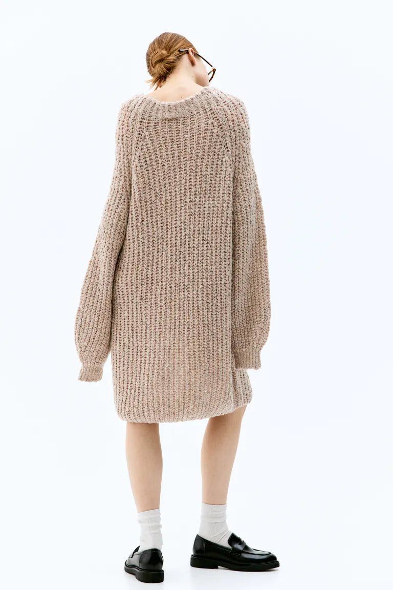 Elastic Knit Dress