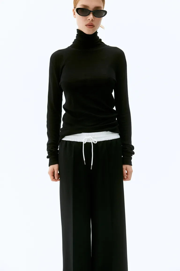 Wide Pull-on Trousers