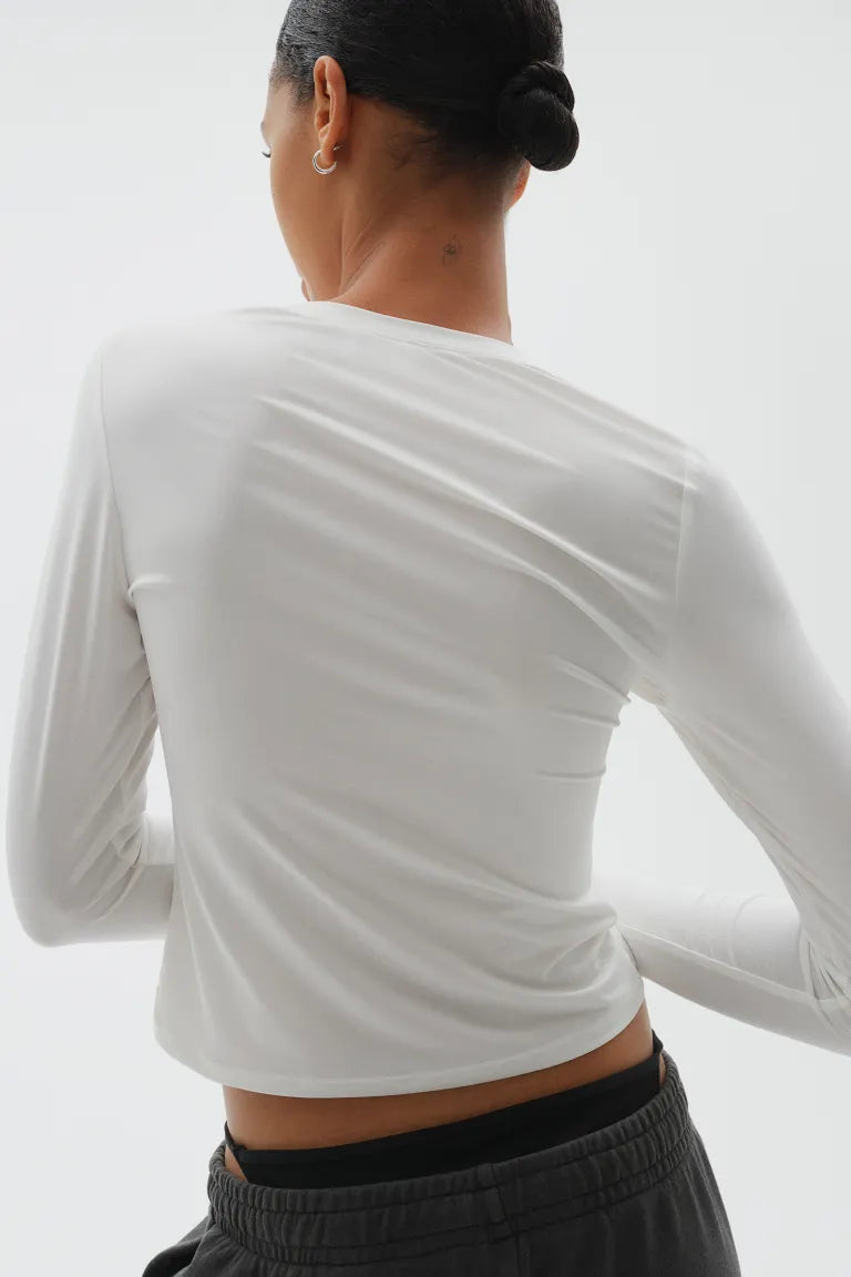 Long Sleeve Microfiber Top