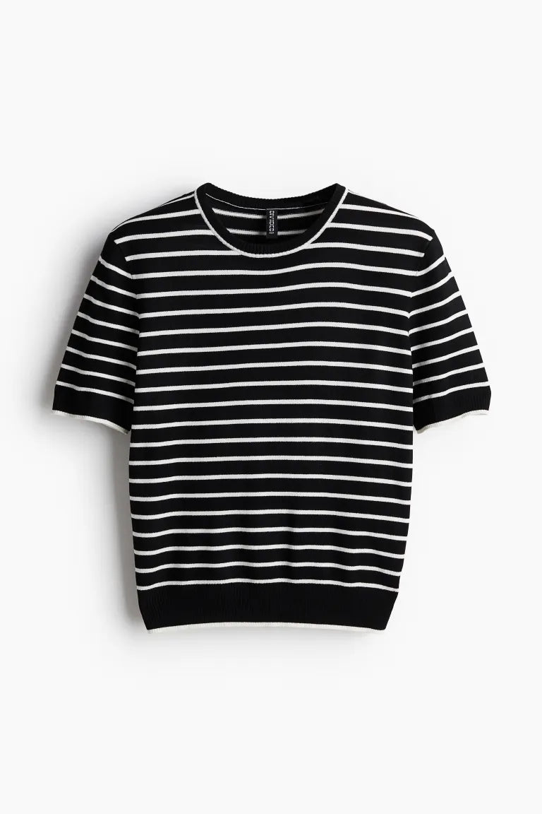 Fine Knit T-Shirt