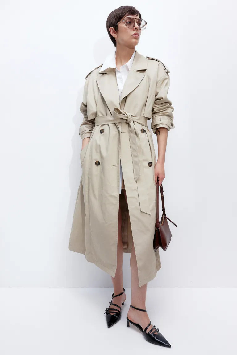 Gabardine Trench Coat