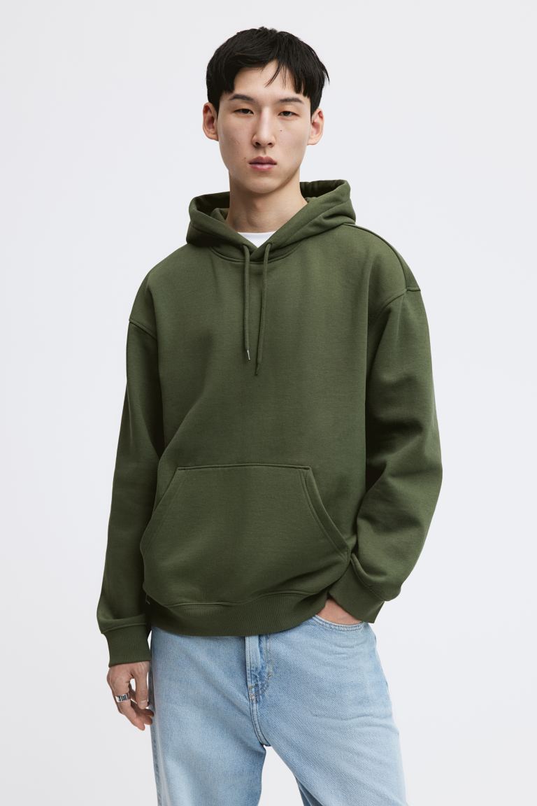 Loose Fit Hooded Top