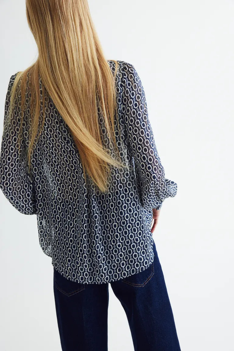 Patterned Blouse