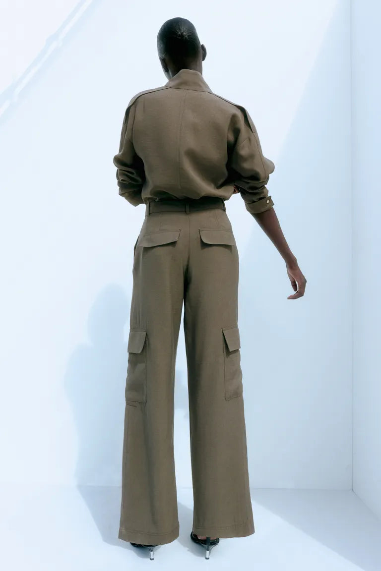 Wide Cargo Pants