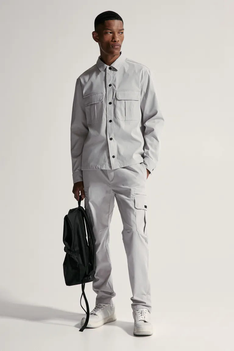 Regular Fit Utility Overshirt Shirt