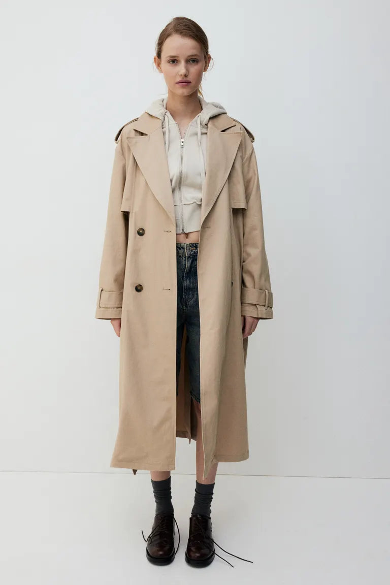 Gabardine Trench Coat