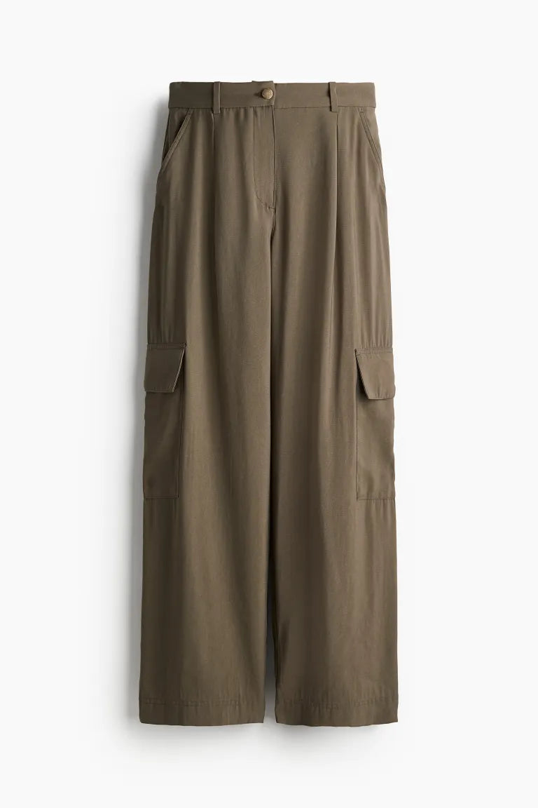 Wide Cargo Pants