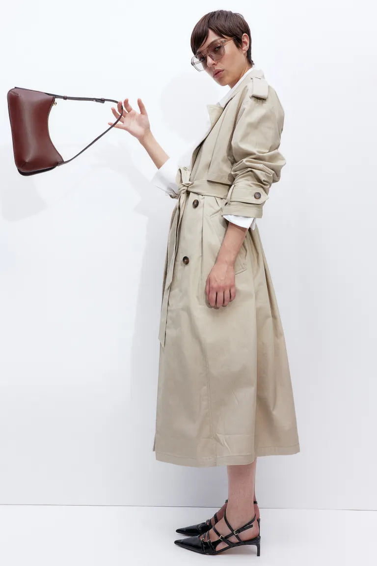 Gabardine Trench Coat