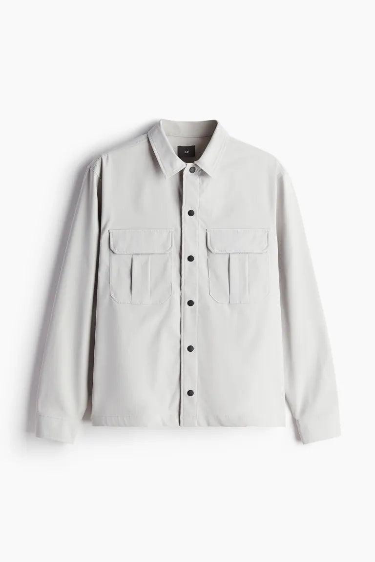 Regular Fit Utility Overshirt Shirt