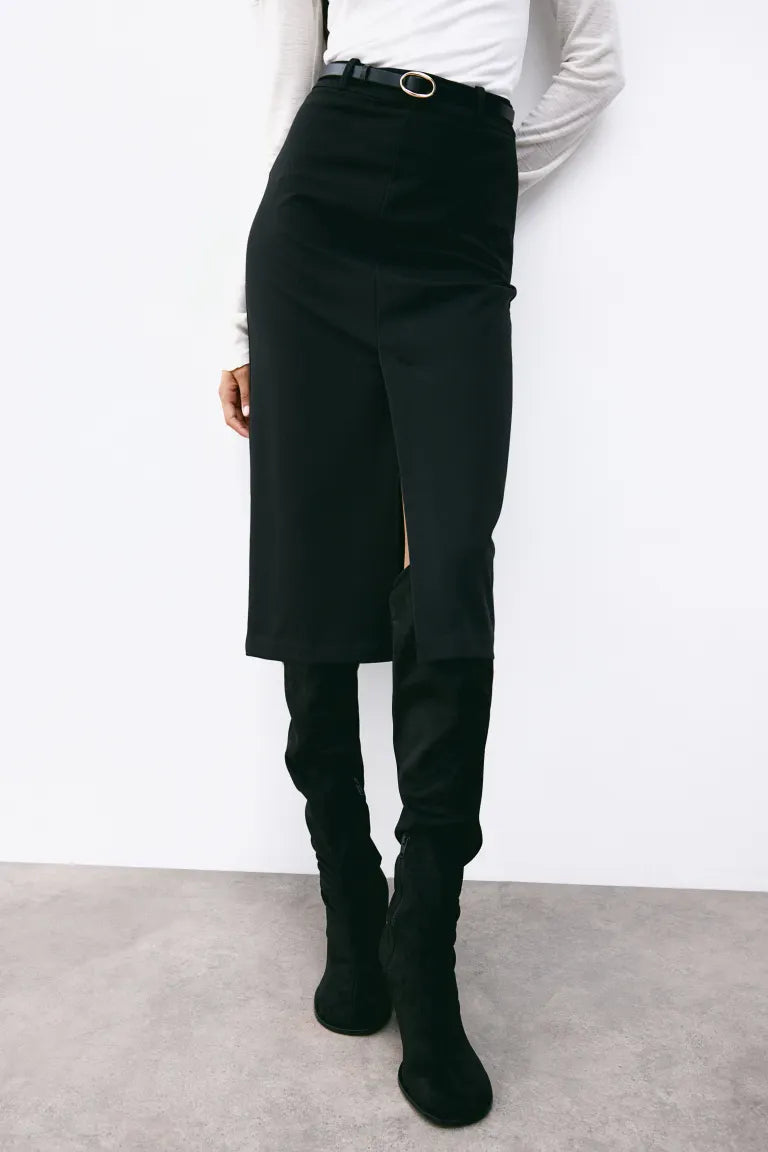 Gabardine Pencil Skirt